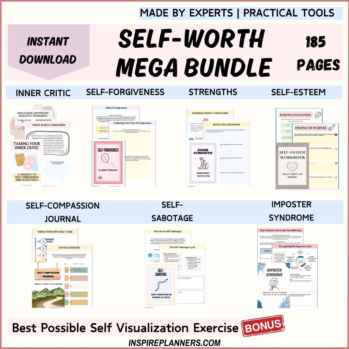 Self-Worth Mega Bundle: Step Into a Stronger, More Confident You