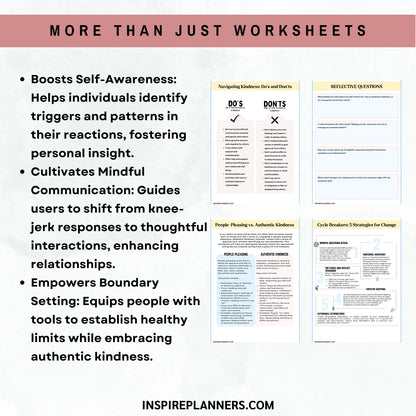 Reacting vs Responding Worksheets – Transform How You Handle Stress and Conflict