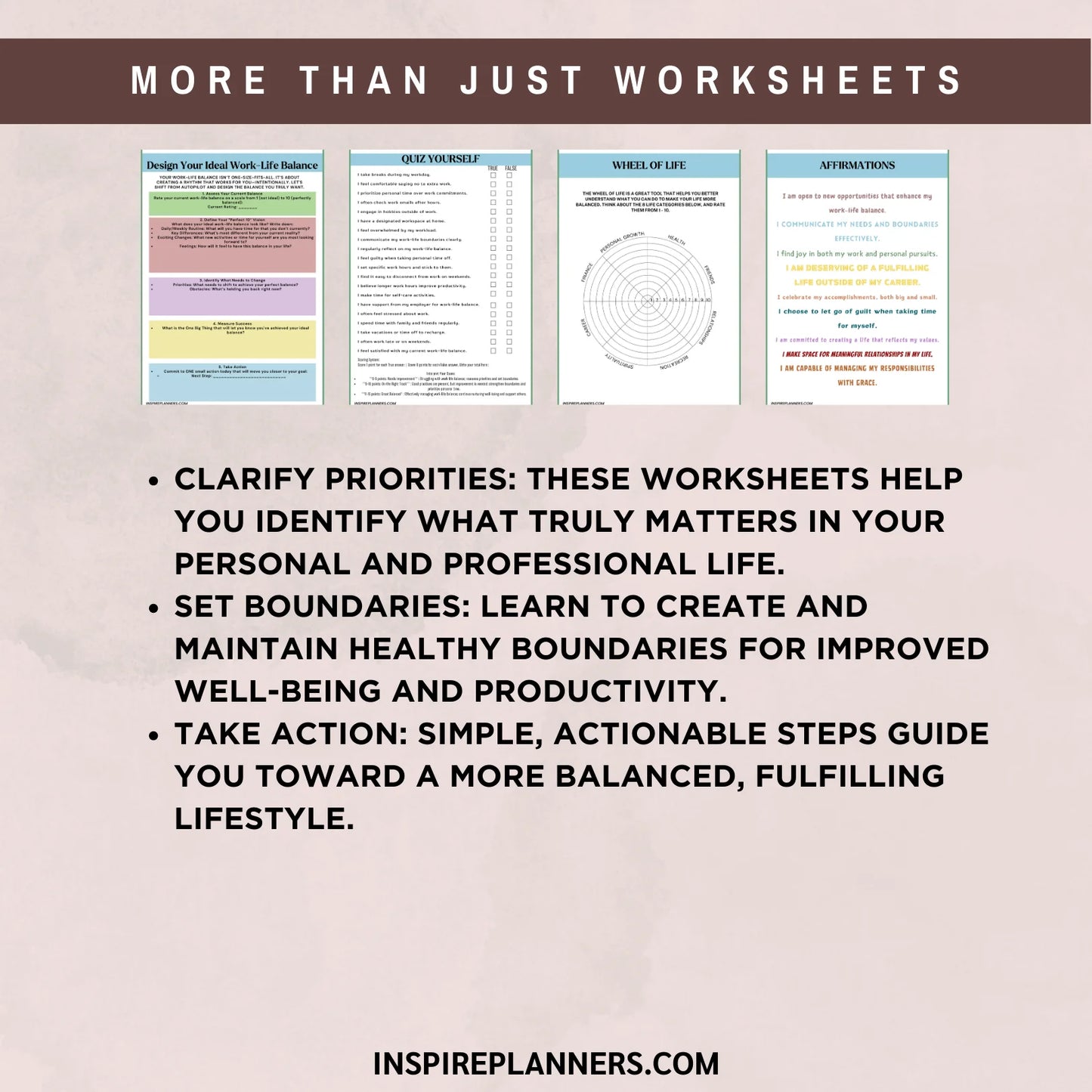 Work-Life Balance Workbook