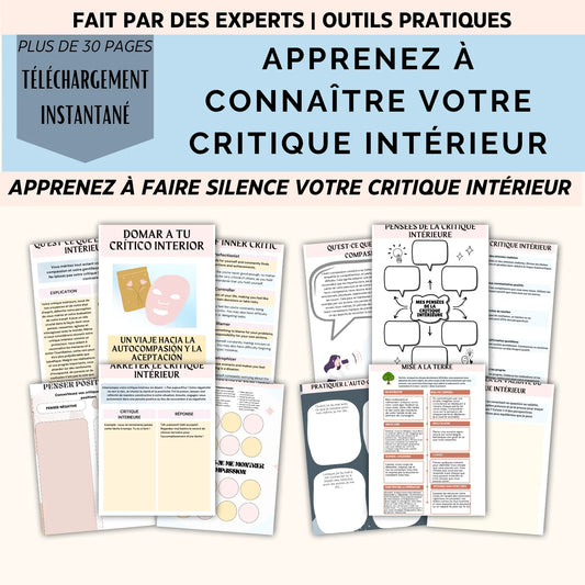 Fiches « Dompter votre critique intérieure » (French)