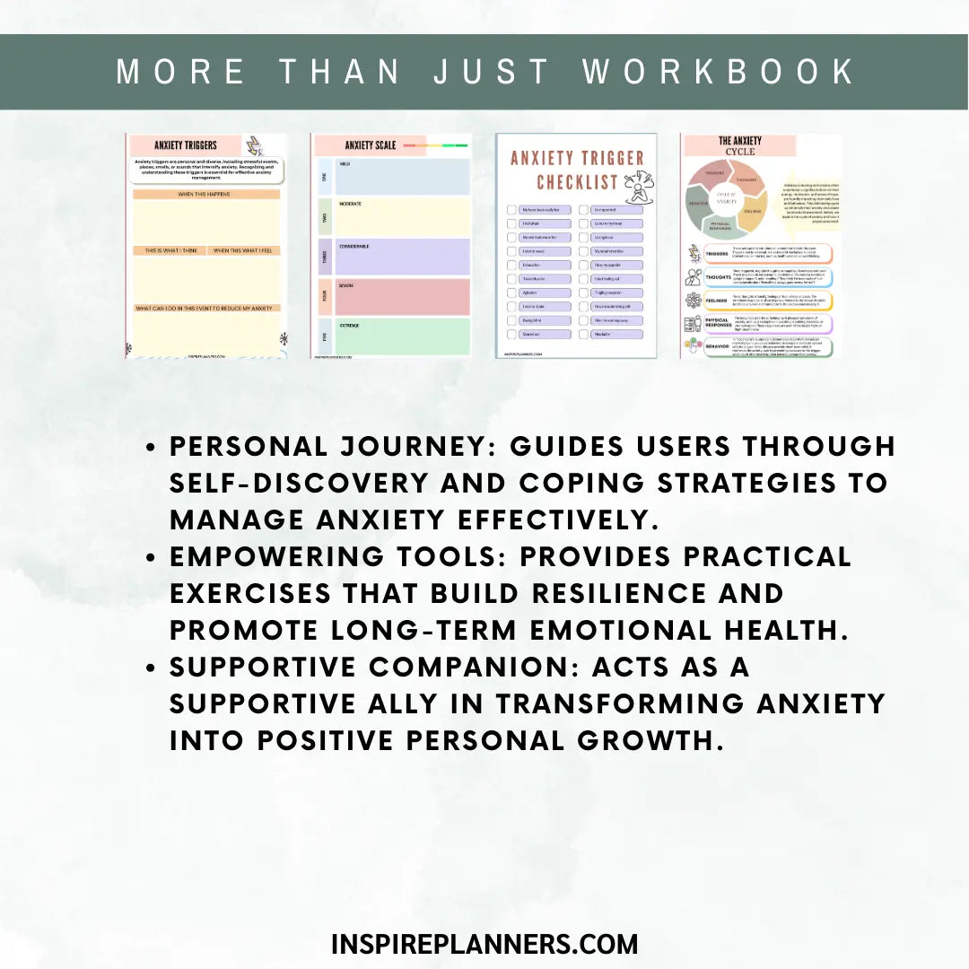 Anxiety Worksheets - Personal journey to manage anxiety with empowering tools and resilience-building exercises.