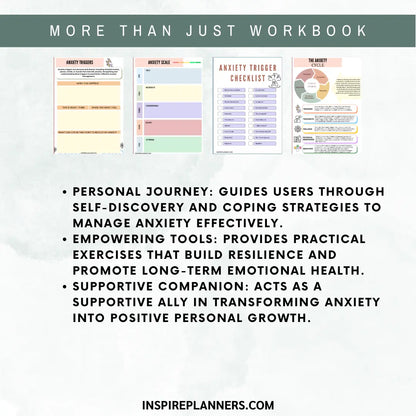 Anxiety Worksheets - Personal journey to manage anxiety with empowering tools and resilience-building exercises.